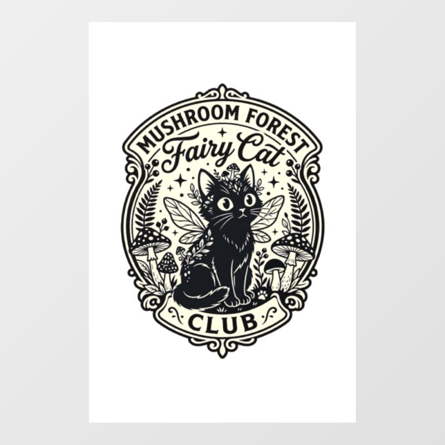 Mushroom Forest Fairy Cat Funny Cat Graphic - Mush (Sheet)