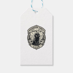 Mushroom Forest Fairy Cat Funny Cat Graphic - Mush Gift Tags