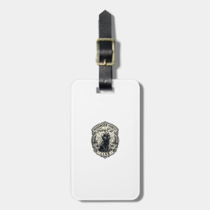 Mushroom Forest Fairy Cat Funny Cat Graphic - Mush Luggage Tag