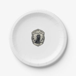 Mushroom Forest Fairy Cat Funny Cat Graphic - Mush Paper Plate