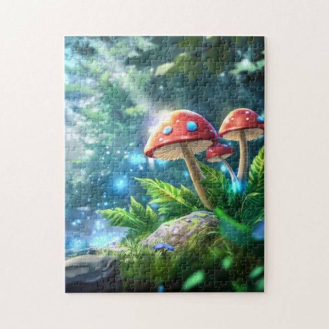Mushroom Forest Jigsaw Puzzle (Vertical)