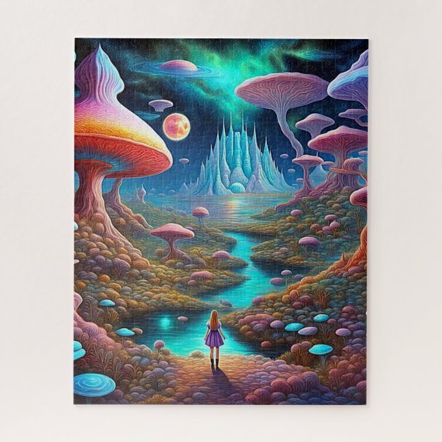 Mushroom Forest  Jigsaw Puzzle (Vertical)