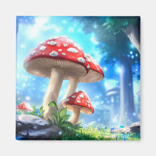 Mushroom Forest Magnet