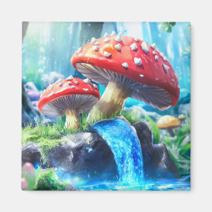 Mushroom Forest Magnet