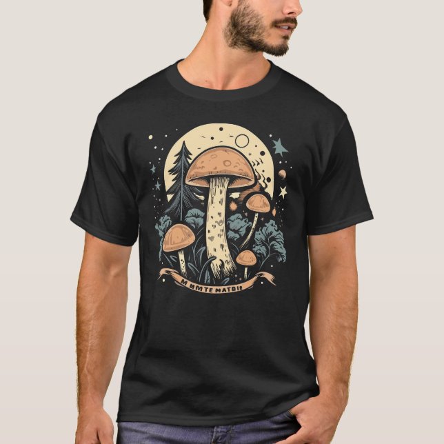Mushroom Forest Moon T-Shirt (Front)