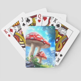 Mushroom Forest Playing Cards