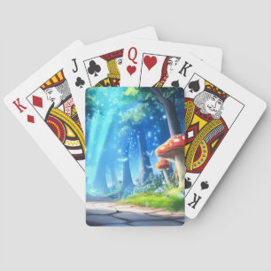 Mushroom Forest Playing Cards