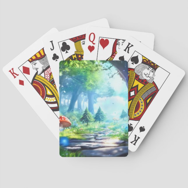 Mushroom Forest  Playing Cards (Back)