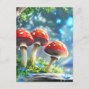 Mushroom Forest Postcard