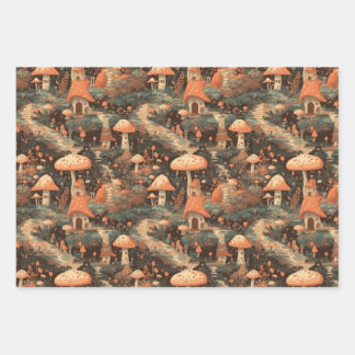 Mushroom Forest Wrapping Paper