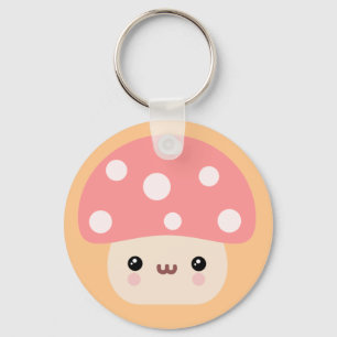 Mushroom Friends Key Ring