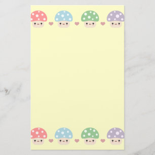 Mushroom Friends Stationery