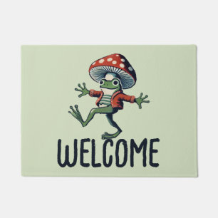 Mushroom Frog                                      Doormat