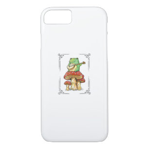 Mushroom Frog Goblincore Mycology Artistic Design iPhone 8/7 Case