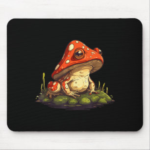 Mushroom Frog Toadstool Nature Aesthetic Cottageco Mouse Pad