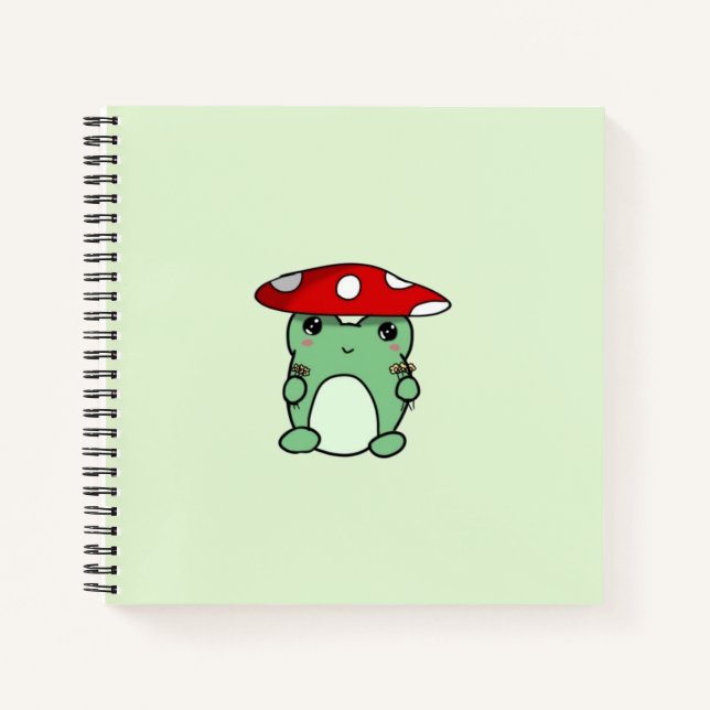 Mushroom Froggy Notebook (Front)