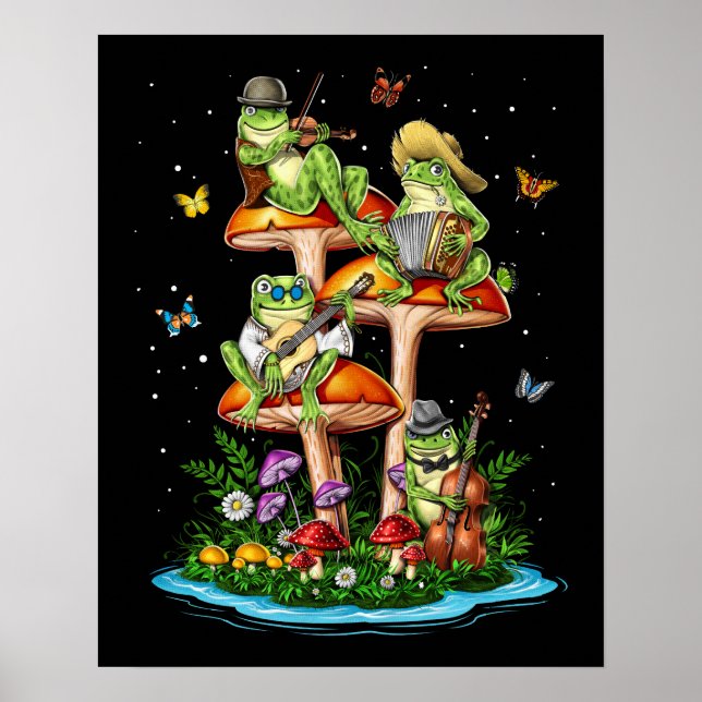 Mushroom Frogs Poster (Front)