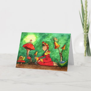 Mushroom Garden Party Invitation