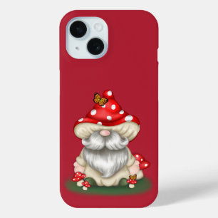 Mushroom Gnome  iPhone 15 Case