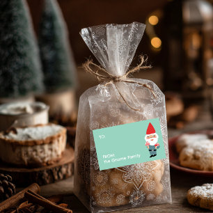 Mushroom Gnome Cute Christmas Gift CUSTOM Rectangular Sticker