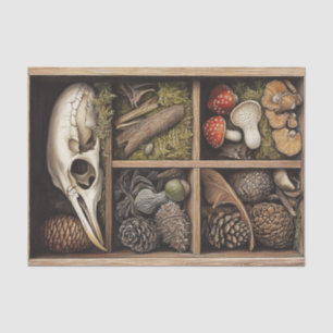 Mushroom Goblincore Witchy Nature Decoupage Tissue Paper