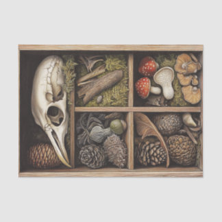 Mushroom Goblincore Witchy Nature Decoupage Tissue Paper