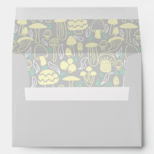 Mushroom Grey Cream Envelope