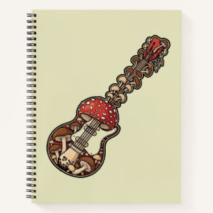 Mushroom Guitar Notebook