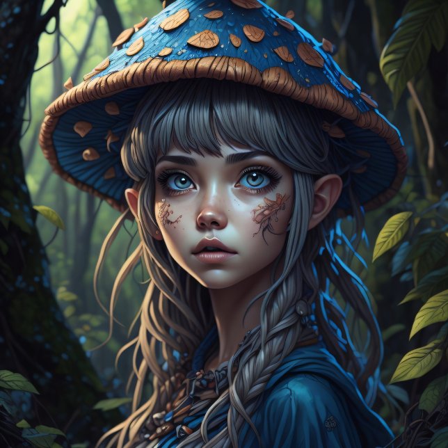 Mushroom Gypsy woman v10 Tissue paper (Creator Uploaded)