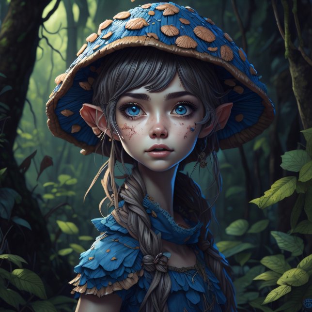 Mushroom Gypsy woman v8 Tissue paper (Creator Uploaded)