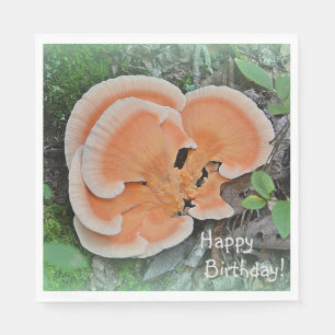 Mushroom Happy Birthday Napkin