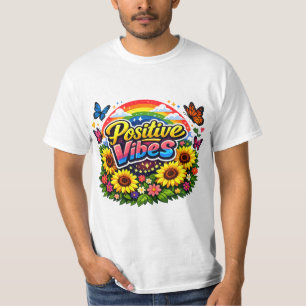 Mushroom Home with Butterfly  Whimsical Fair T-Shirt