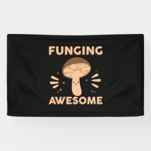 Mushroom Hunter Funginf Awesome Banner
