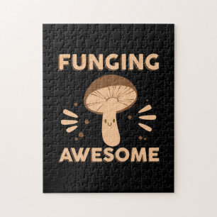 Mushroom Hunter Funginf Awesome Jigsaw Puzzle