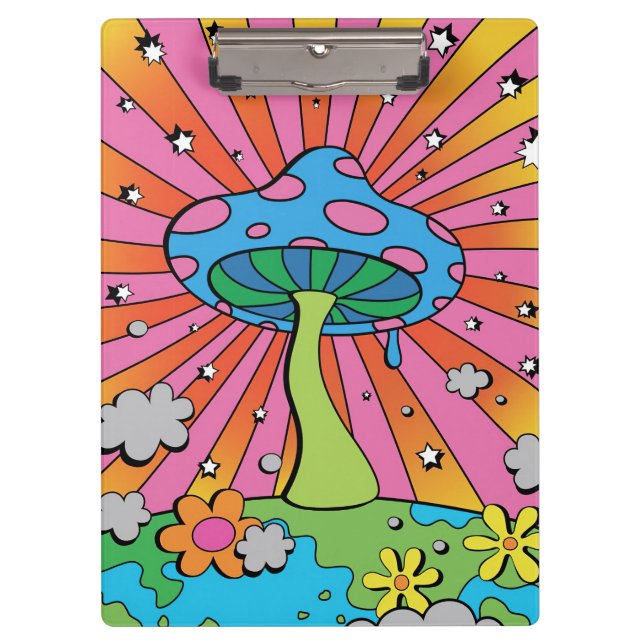 Mushroom Hunter Kidcore Mushroom Clipboard (Front)