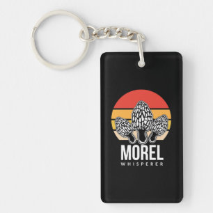 Mushroom Hunter Morel Whisperer Key Ring