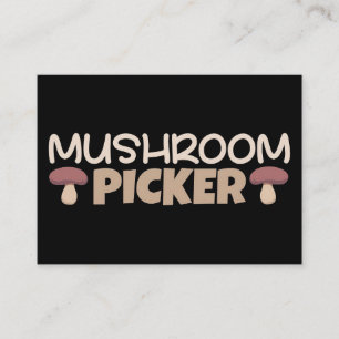 Mushroom Hunter Mushroom Picker Business Card