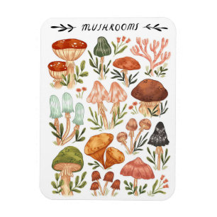 Mushroom Hunter Mushrooms Style Magnet