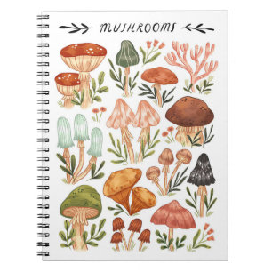 Mushroom Hunter Mushrooms Style Notebook