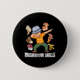 Mushroom Hunting Lover Men Fugi Foraging Mushrooms 6 Cm Round Badge