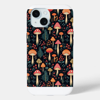 Mushroom iPhone 15 Case