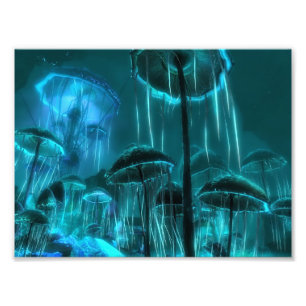 Mushroom Jellyfish Photo Print