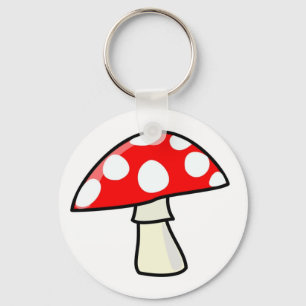 mushroom key ring