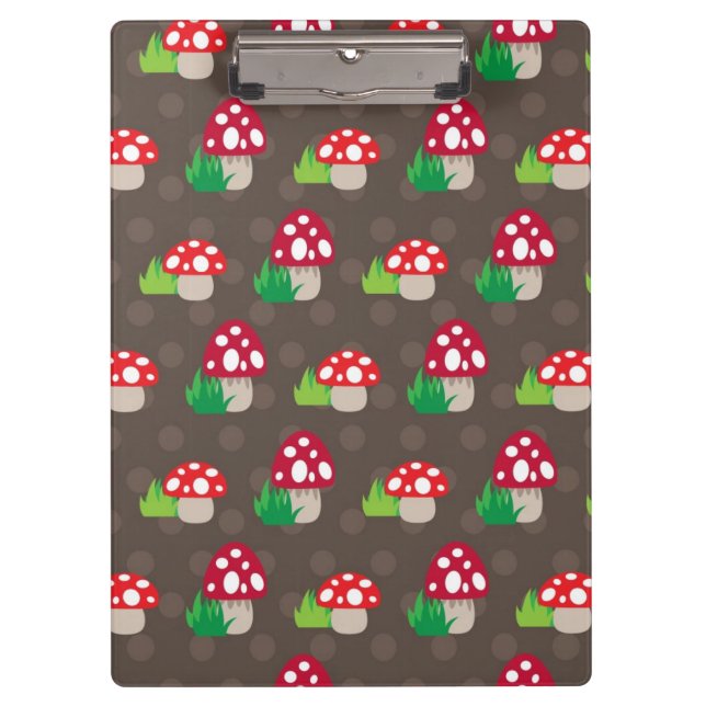 mushroom kids pattern clipboard (Front)