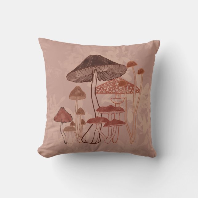 Mushroom Love Cushion (Front)