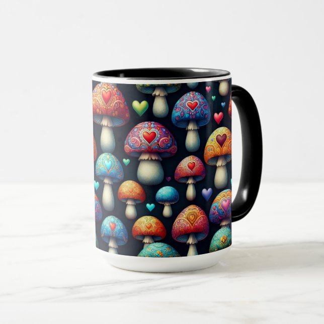 Mushroom Love Mug (Front Right)