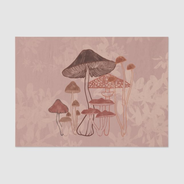Mushroom Love Tissue Paper (Front)