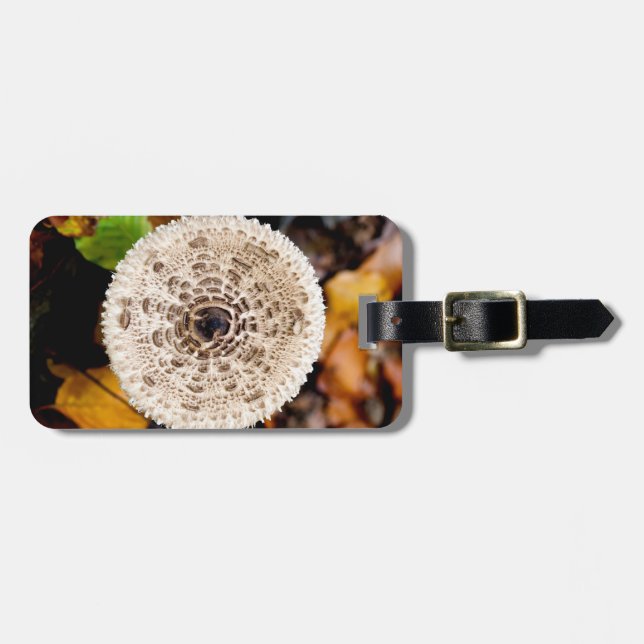 Mushroom Luggage Tag (Front Horizontal)