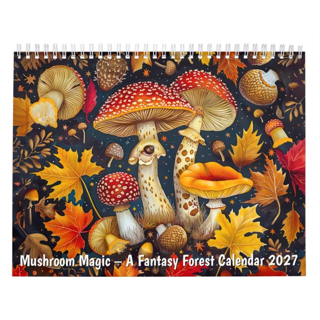 Mushroom Magic – A Fantasy Forest Calendar (Cover)