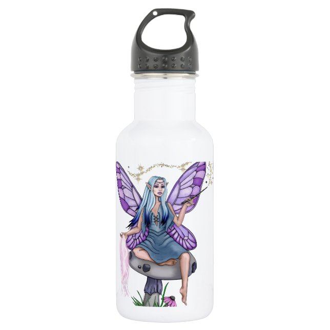Mushroom Magic Fairy 532 Ml Water Bottle (Front)
